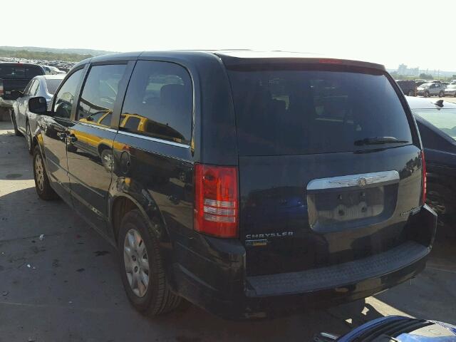 2A8HR44E29R530195 - 2009 CHRYSLER TOWN & COU BLACK photo 3