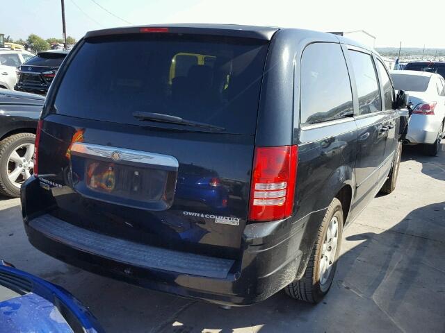 2A8HR44E29R530195 - 2009 CHRYSLER TOWN & COU BLACK photo 4