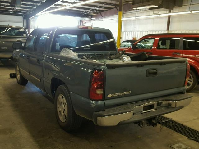 2GCEC13V571106405 - 2007 CHEVROLET SILVERADO BLUE photo 3