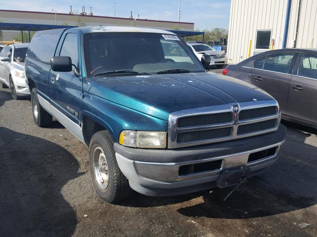 1B7HC16YXTJ181085 - 1996 DODGE RAM 1500 GREEN photo 1