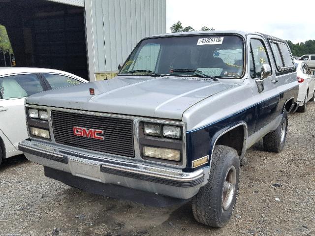 1GKEV18K3KF532494 - 1989 GMC JIMMY V15 BLUE photo 2