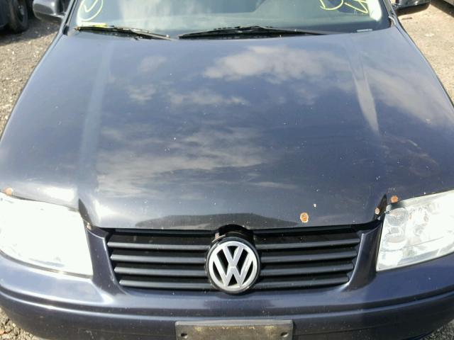 3VWRP69M03M019397 - 2003 VOLKSWAGEN JETTA GL T BLACK photo 7