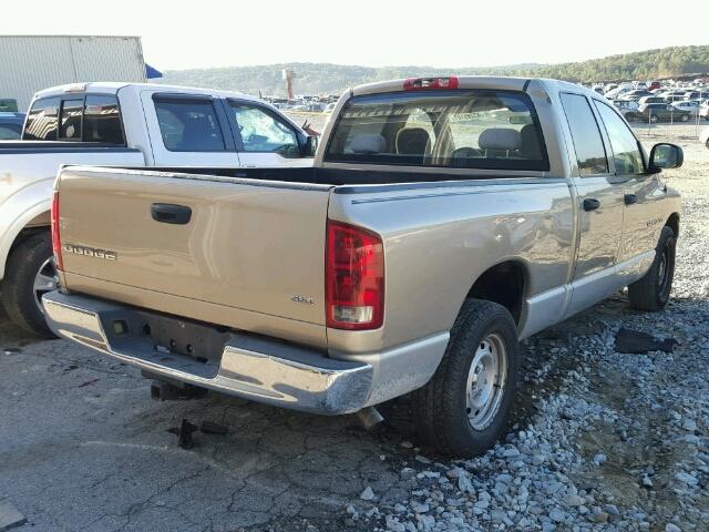 1D7HA18N84J107082 - 2004 DODGE RAM 1500 TAN photo 4