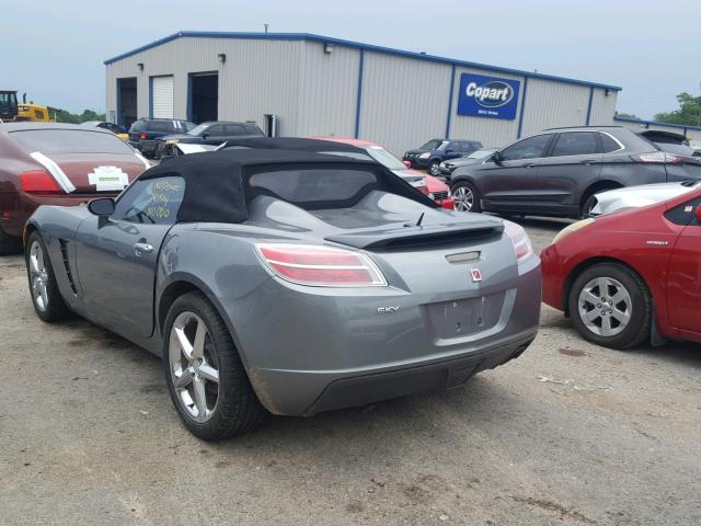 1G8MB35B67Y100942 - 2007 SATURN SKY SILVER photo 3