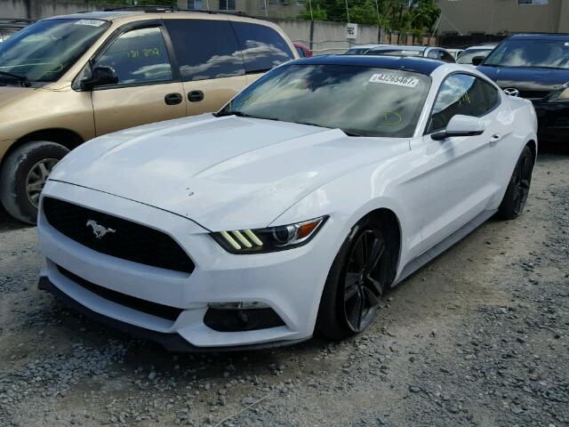 1FA6P8TH1G5294551 - 2016 FORD MUSTANG WHITE photo 2