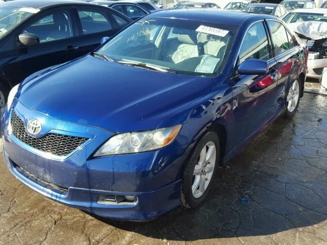 4T1BE46K47U189664 - 2007 TOYOTA CAMRY NEW BLUE photo 2