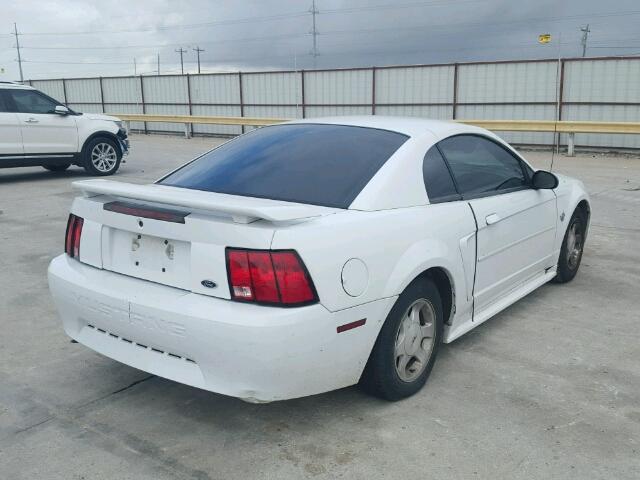 1FAFP40674F161603 - 2004 FORD MUSTANG WHITE photo 4