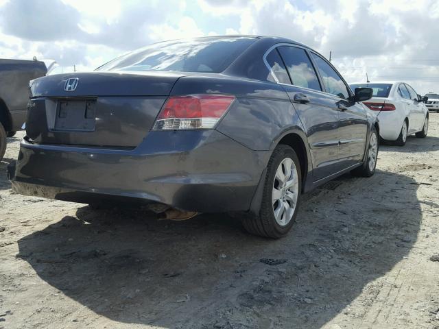 1HGCP26759A011612 - 2009 HONDA ACCORD EX GRAY photo 4