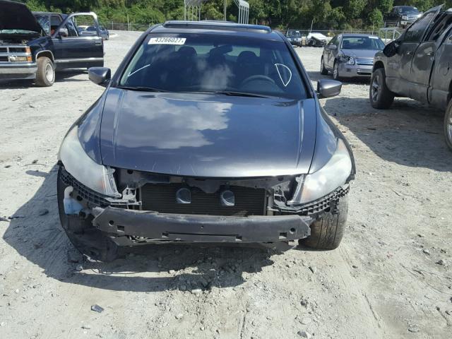 1HGCP26759A011612 - 2009 HONDA ACCORD EX GRAY photo 9