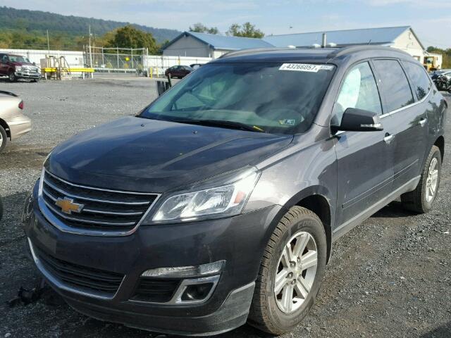 1GNKVHKD0EJ324048 - 2014 CHEVROLET TRAVERSE L CHARCOAL photo 2