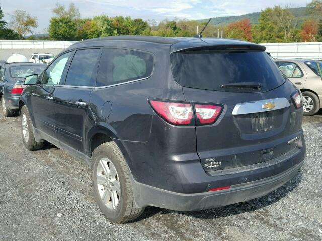 1GNKVHKD0EJ324048 - 2014 CHEVROLET TRAVERSE L CHARCOAL photo 3