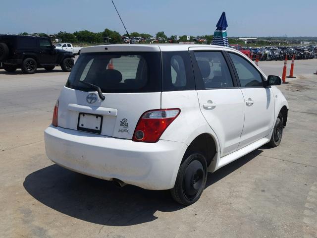 JTKKT624860167761 - 2006 TOYOTA SCION XA WHITE photo 4