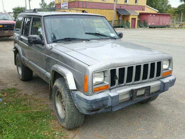 1J4FF48S6YL271557 - 2000 JEEP CHEROKEE S GRAY photo 1