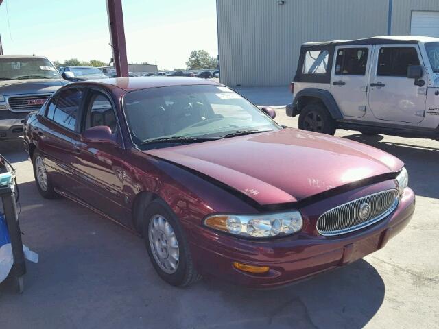 1G4HP54KX2U213584 - 2002 BUICK LESABRE CU BURGUNDY photo 1