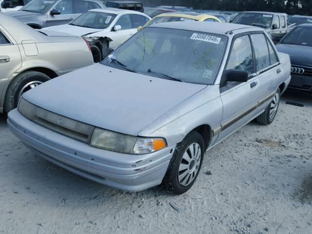 3MAPM10J6PR614918 - 1993 MERCURY TRACER GRAY photo 2