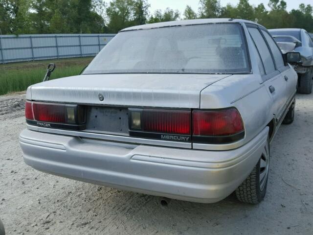 3MAPM10J6PR614918 - 1993 MERCURY TRACER GRAY photo 4