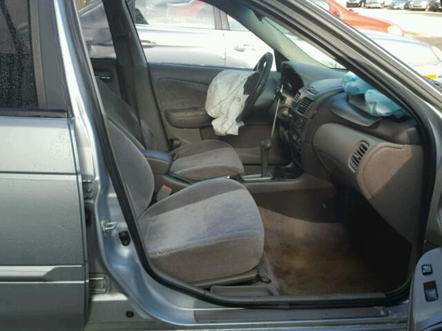 3N1CB51D62L620124 - 2002 NISSAN SENTRA SILVER photo 5