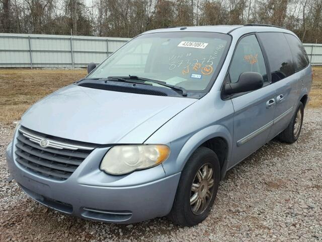 2A4GP54L16R873275 - 2006 CHRYSLER TOWN & COU TEAL photo 2