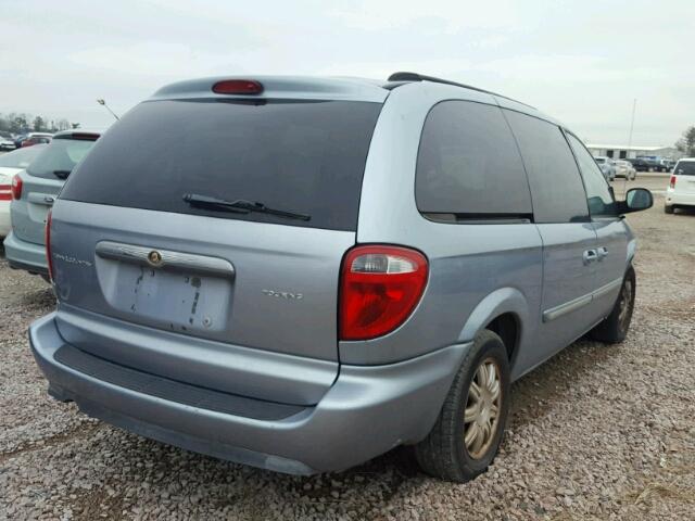 2A4GP54L16R873275 - 2006 CHRYSLER TOWN & COU TEAL photo 4