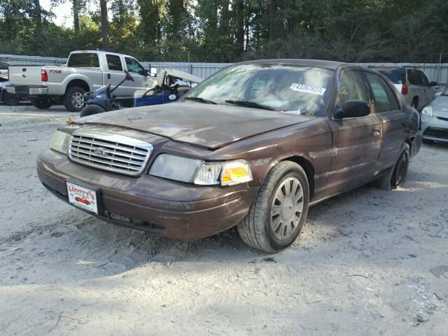 2FAHP71V88X104966 - 2008 FORD CROWN VICT BROWN photo 2