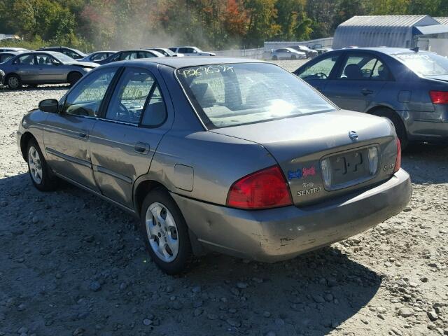 3N1CB51D94L856124 - 2004 NISSAN SENTRA GRAY photo 3