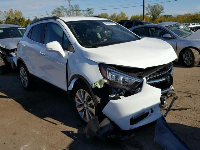 KL4CJASB8HB230345 - 2017 BUICK ENCORE PRE WHITE photo 1