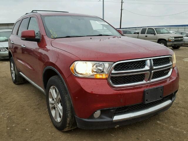 1C4SDJDT1DC540758 - 2013 DODGE DURANGO CR MAROON photo 1