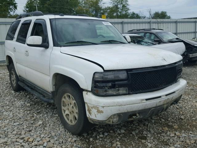 1GNEK13TX5R196454 - 2005 CHEVROLET TAHOE K150 WHITE photo 1