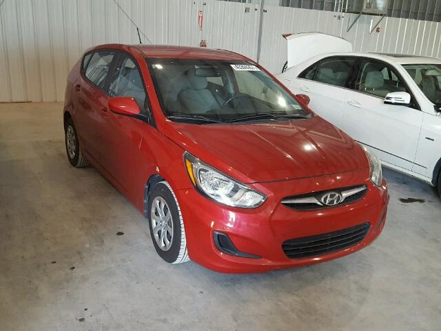 KMHCT5AE3DU072817 - 2013 HYUNDAI ACCENT GLS RED photo 1