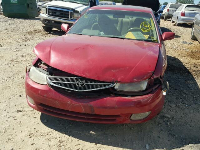 2T1CF22P1YC338736 - 2000 TOYOTA CAMRY SOLA RED photo 9