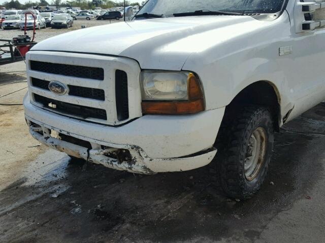 1FTNX20F6XEE59502 - 1999 FORD F250 SUPER WHITE photo 9