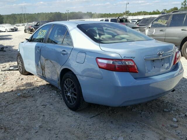 4T1BE46K29U823783 - 2009 TOYOTA CAMRY BASE BLUE photo 3