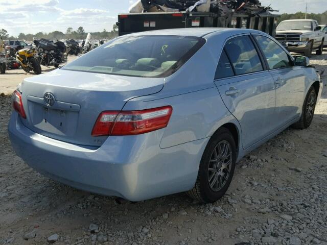 4T1BE46K29U823783 - 2009 TOYOTA CAMRY BASE BLUE photo 4