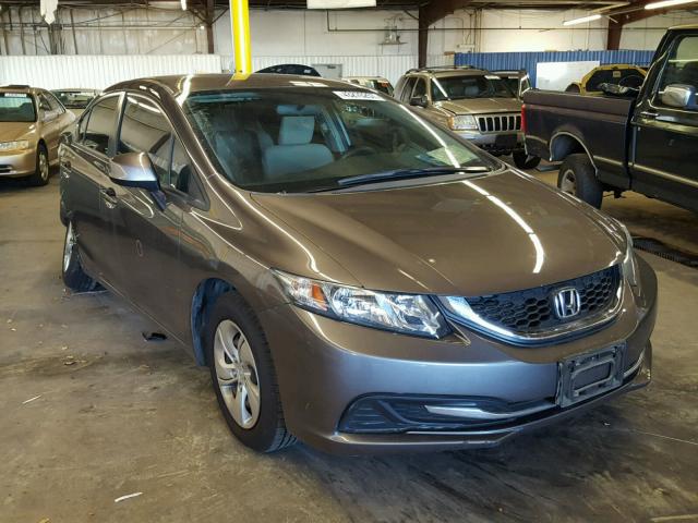 19XFB2F59DE209088 - 2013 HONDA CIVIC GRAY photo 1