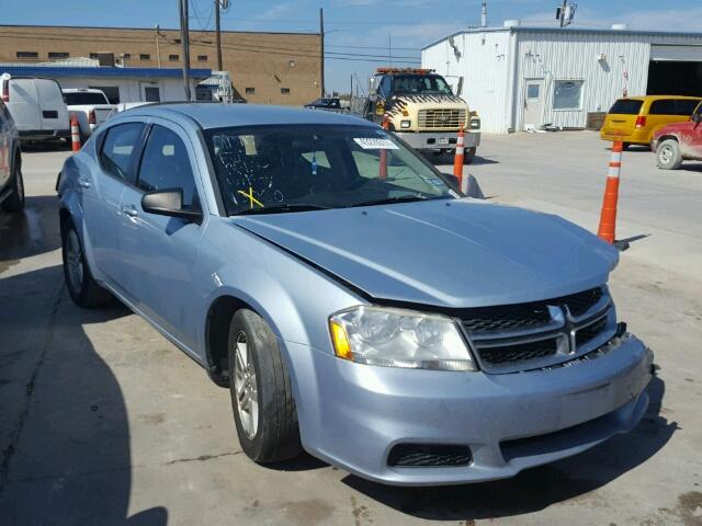 1C3CDZAB2DN564395 - 2013 DODGE AVENGER SE BLUE photo 1