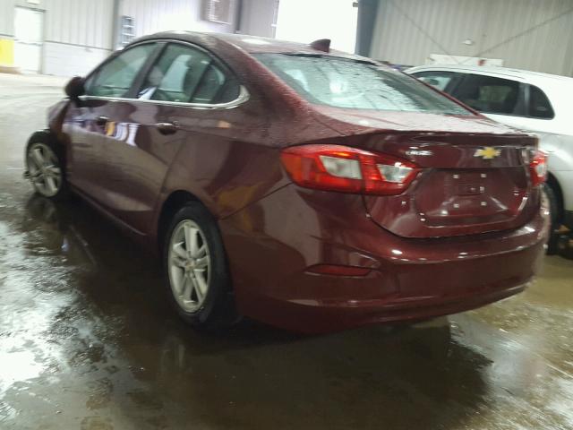 1G1BE5SMXG7251027 - 2016 CHEVROLET CRUZE LT RED photo 3