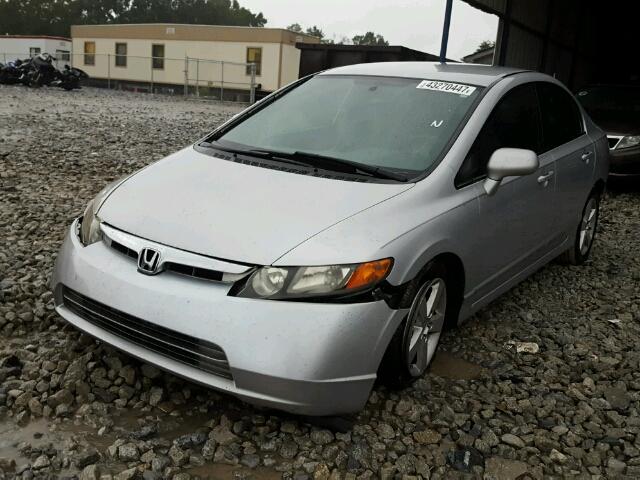 1HGFA16577L094792 - 2007 HONDA CIVIC LX SILVER photo 2