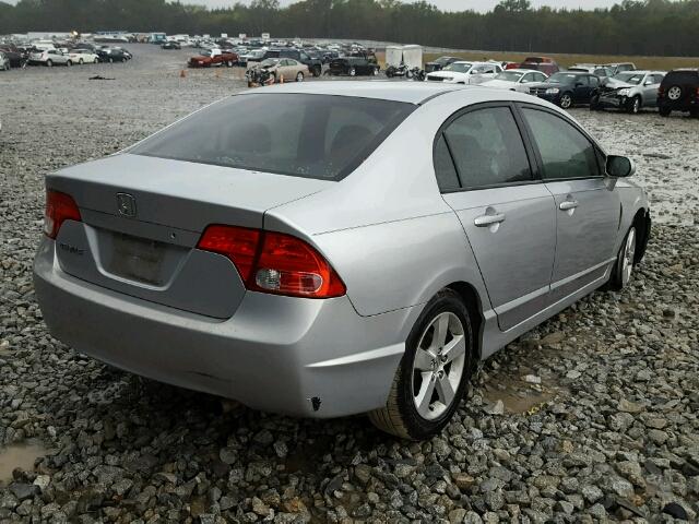 1HGFA16577L094792 - 2007 HONDA CIVIC LX SILVER photo 4