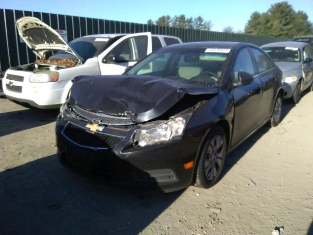 1G1PC5SH0C7165685 - 2012 CHEVROLET CRUZE LS BLACK photo 2