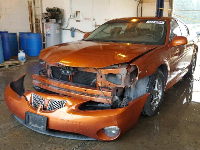 2G2WS522541148031 - 2004 PONTIAC GRAND PRIX ORANGE photo 2