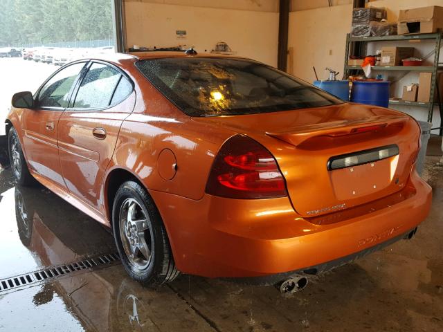 2G2WS522541148031 - 2004 PONTIAC GRAND PRIX ORANGE photo 3