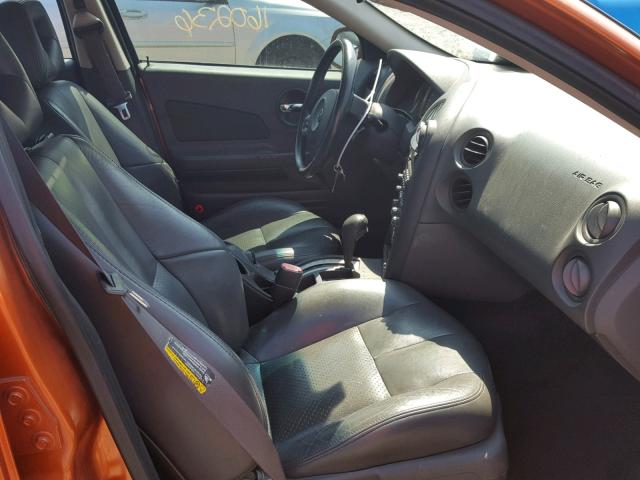 2G2WS522541148031 - 2004 PONTIAC GRAND PRIX ORANGE photo 5