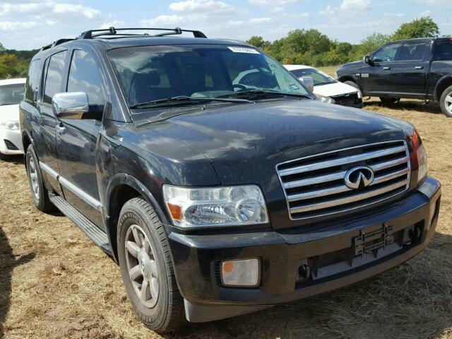 5N3AA08A34N811835 - 2004 INFINITI QX56 BLACK photo 1