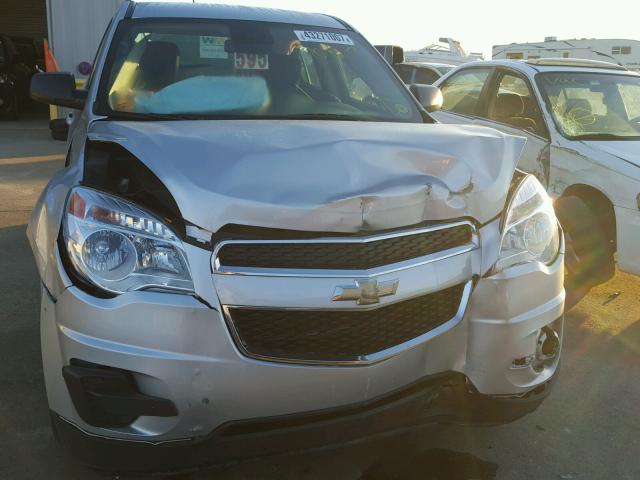 2GNALAEK8F1180926 - 2015 CHEVROLET EQUINOX SILVER photo 7