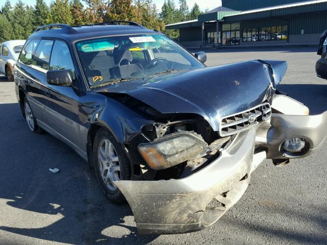 4S3BH665417651986 - 2001 SUBARU LEGACY OUT BLUE photo 1