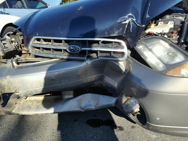 4S3BH665417651986 - 2001 SUBARU LEGACY OUT BLUE photo 9