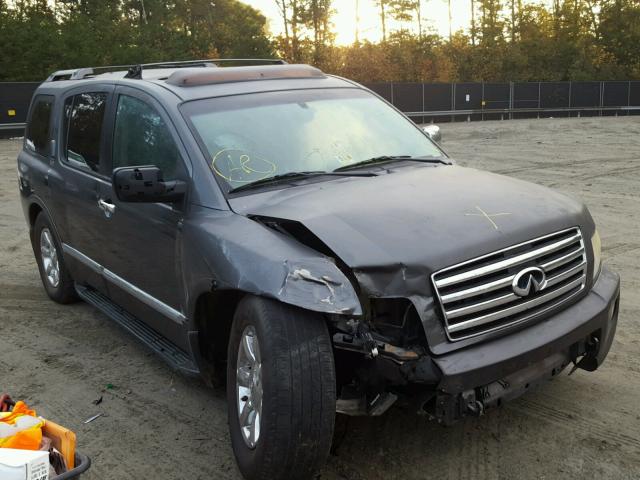 5N3AA08C44N802336 - 2004 INFINITI QX56 GRAY photo 1