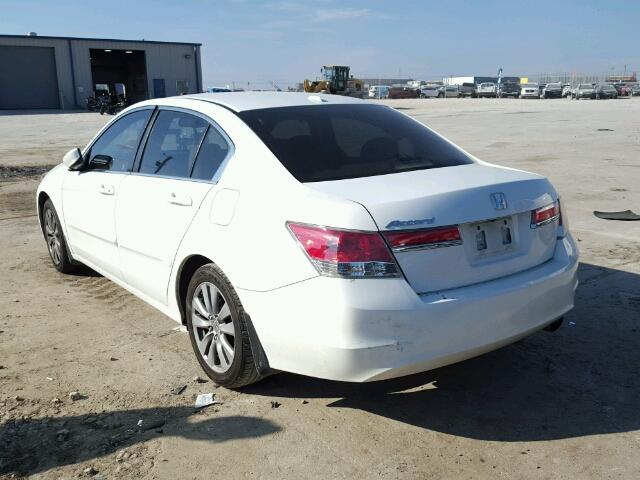 1HGCP2F88BA039113 - 2011 HONDA ACCORD EXL WHITE photo 3