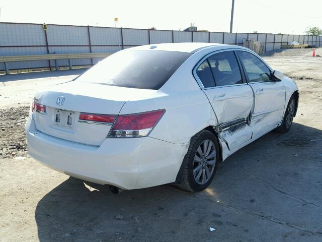 1HGCP2F88BA039113 - 2011 HONDA ACCORD EXL WHITE photo 4