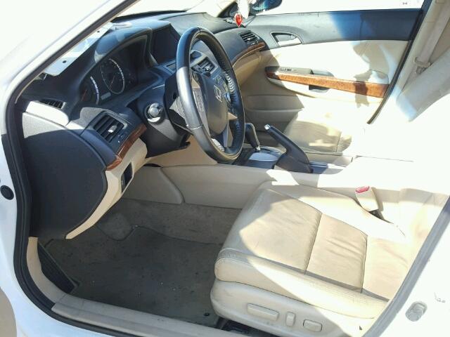 1HGCP2F88BA039113 - 2011 HONDA ACCORD EXL WHITE photo 5